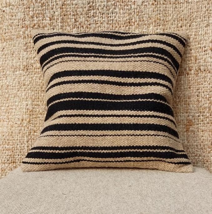 Diamond & Zig-Zag Border Cushion